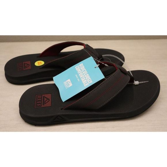 Reef CI6621 Unisex Men's Sz 9 Women's Sz 10.5 Red/Raven Element TQT Sandals - Picture 5 of 10